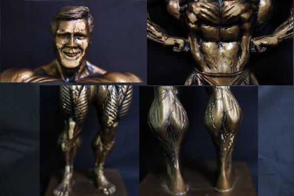 ボディビルダーブロンズ像 Amazon.co.jp: ブロンズアートワーク、ボディービルダー銅像男性