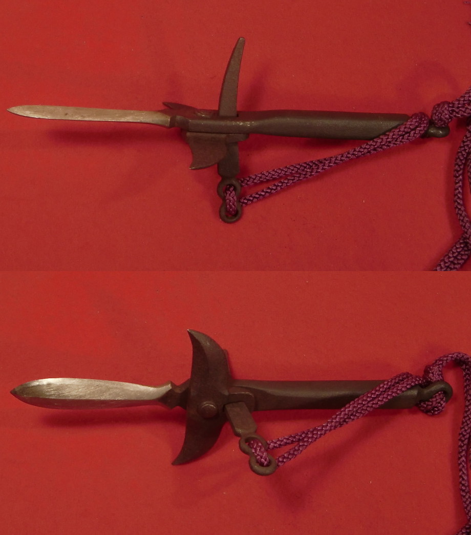 古武器 カラクリ實手（じって）◇マロホシ 十手 武道具 捕り物 